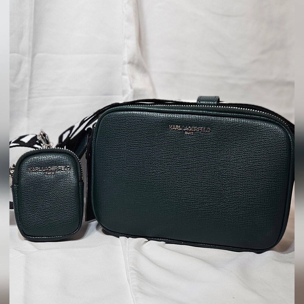 NWT Karl Lagerfeld crossbody bag Hunter